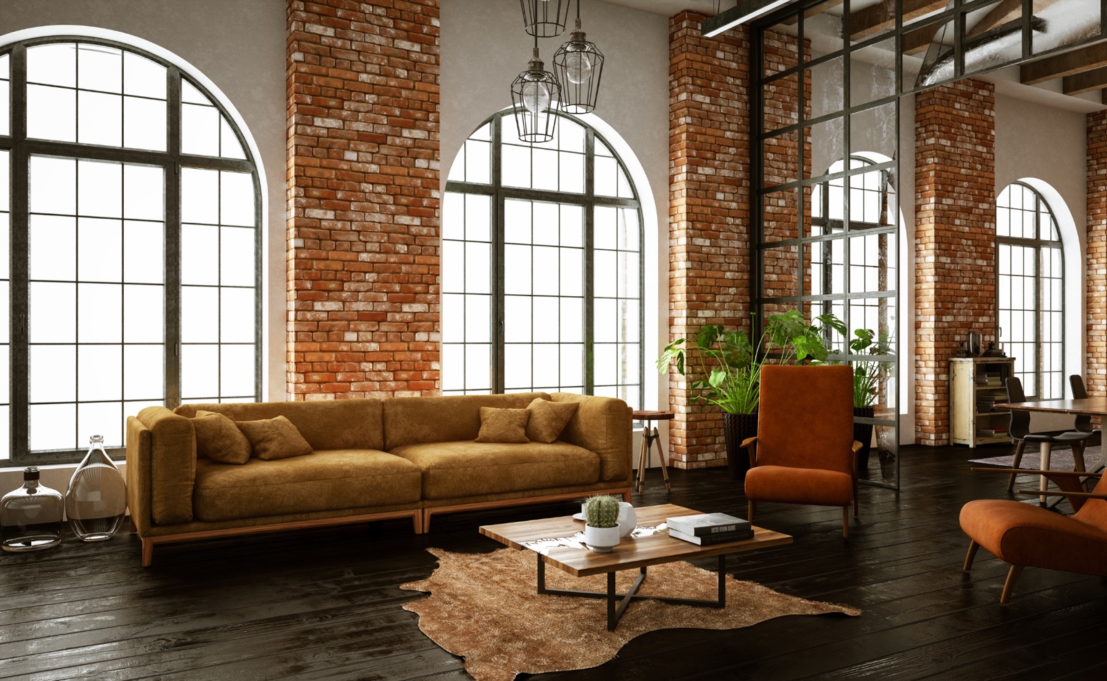 Modern office workspace